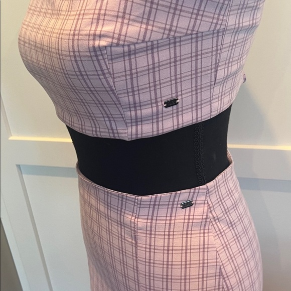 Pull&Bear Lavender Plaid Mini Skirt Set Size S (Juniors) - Picture 6 of 8
